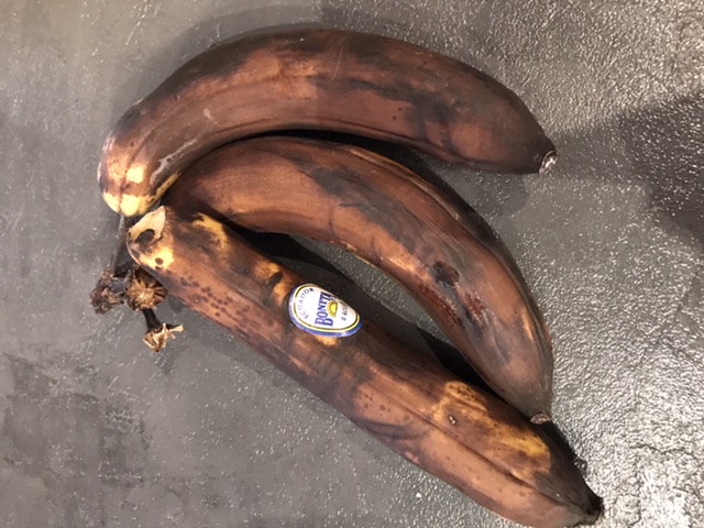 bananes trop mûres