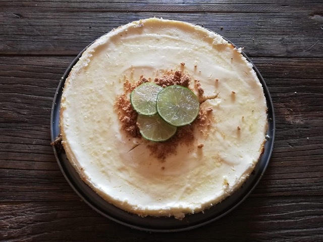Cheesecake au citron vert et aux spéculoos de Christelle