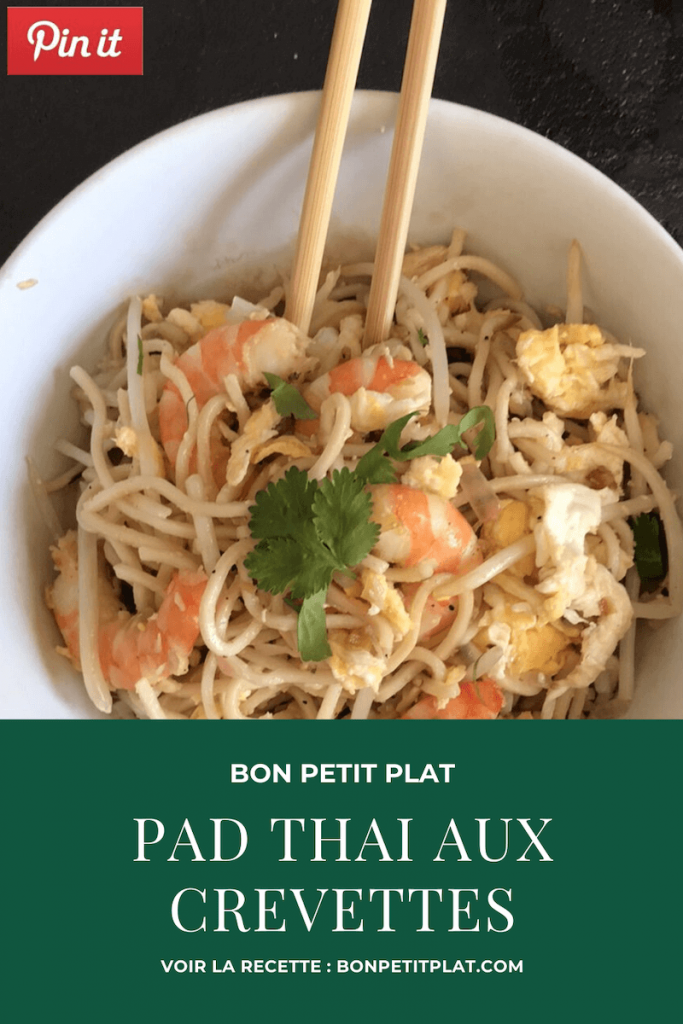 Pinterest - pad thaï aux crevettes