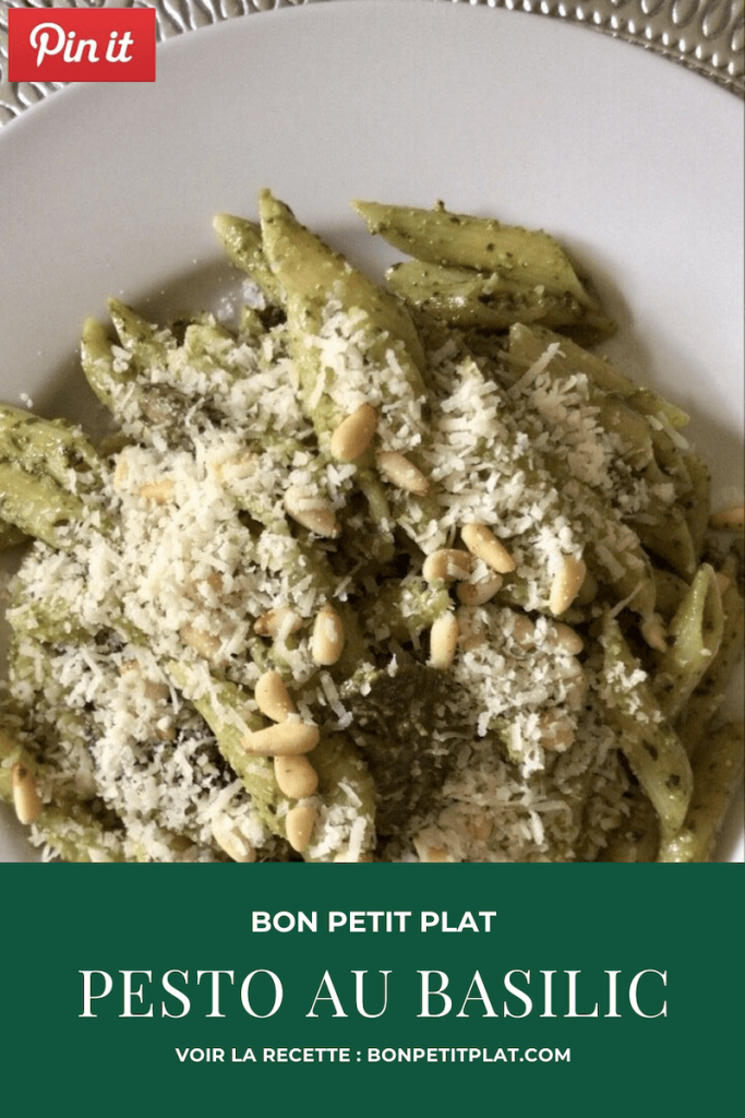 Pinterest - Pesto au Basilic