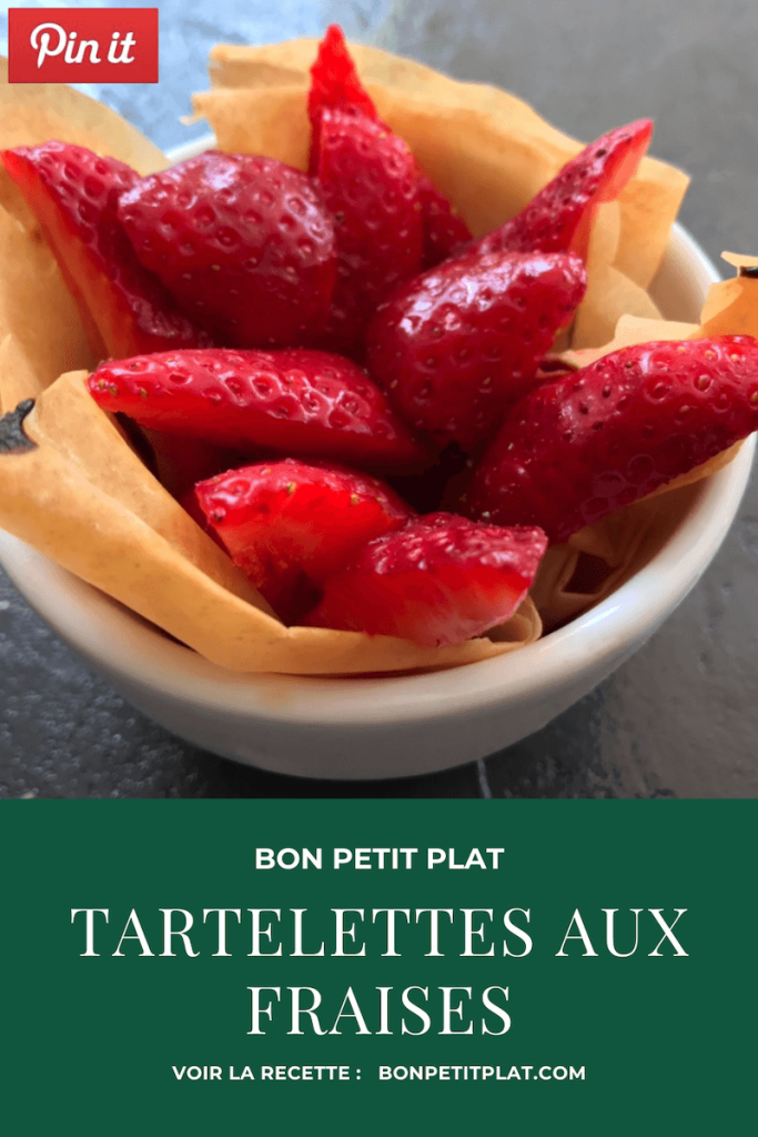Pinterest - tartelettes aux fraises
