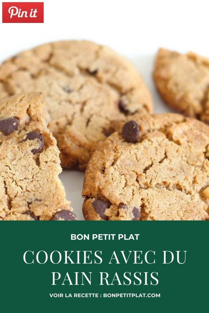 Pinterest : cookies avec de pain rassis