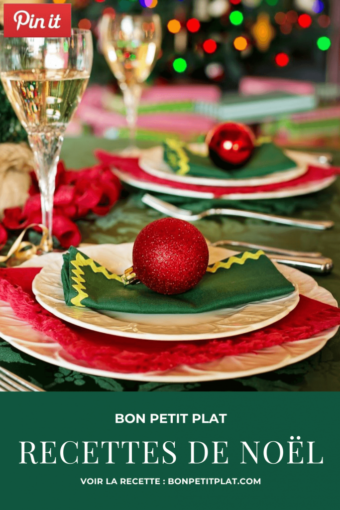 Pinterest : recettes de Noël